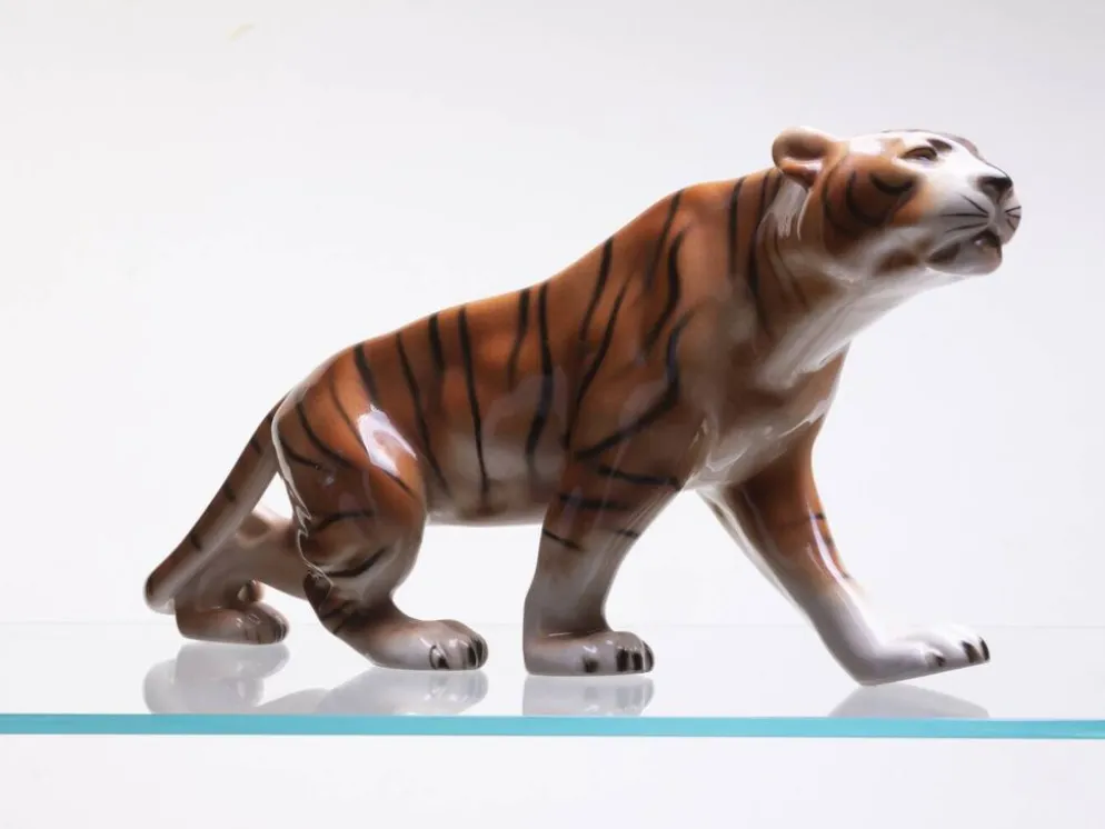 Tigre, Royal Dux, années 1960, Tchécoslovaquie