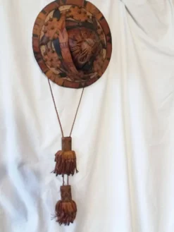 Tingandé ou tengade, chapeau traditionnel Peul, Afrique
