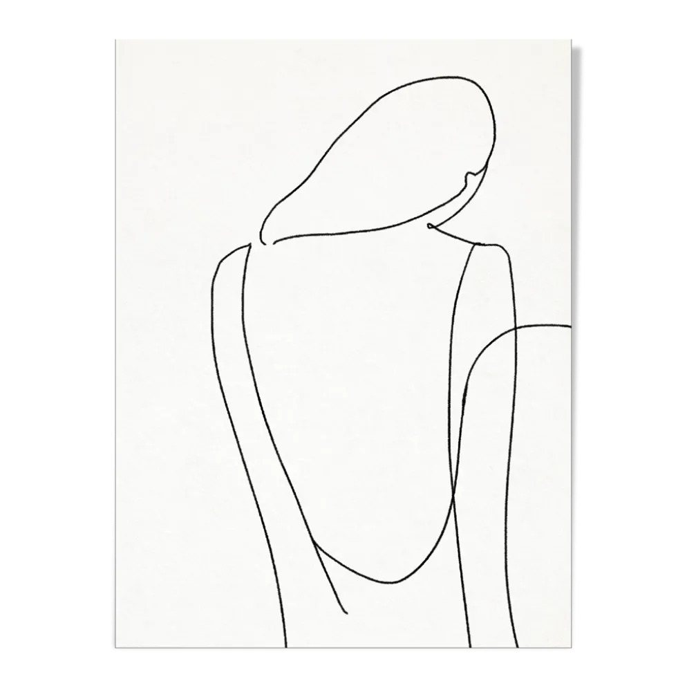 Tirage d’art giclée de figure féminine, 50x70cm