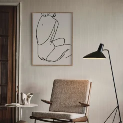 Tirage d’art giclée de figure féminine, 50x70cm