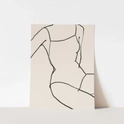 Tirage d’art giclée de figure féminine 50x70cm