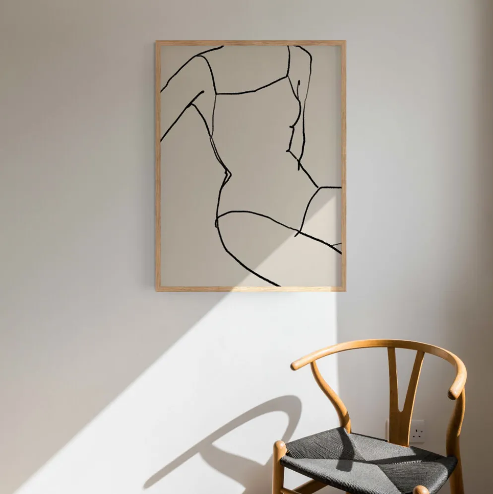 Tirage d’art giclée de figure féminine 50x70cm