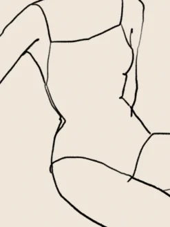 Tirage d’art giclée de figure féminine 50x70cm