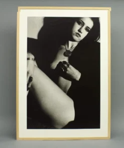 Tirage gélatino-argentique vintage par Nat Finkelstein 1991 signé