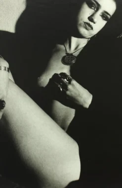Tirage gélatino-argentique vintage par Nat Finkelstein 1991 signé