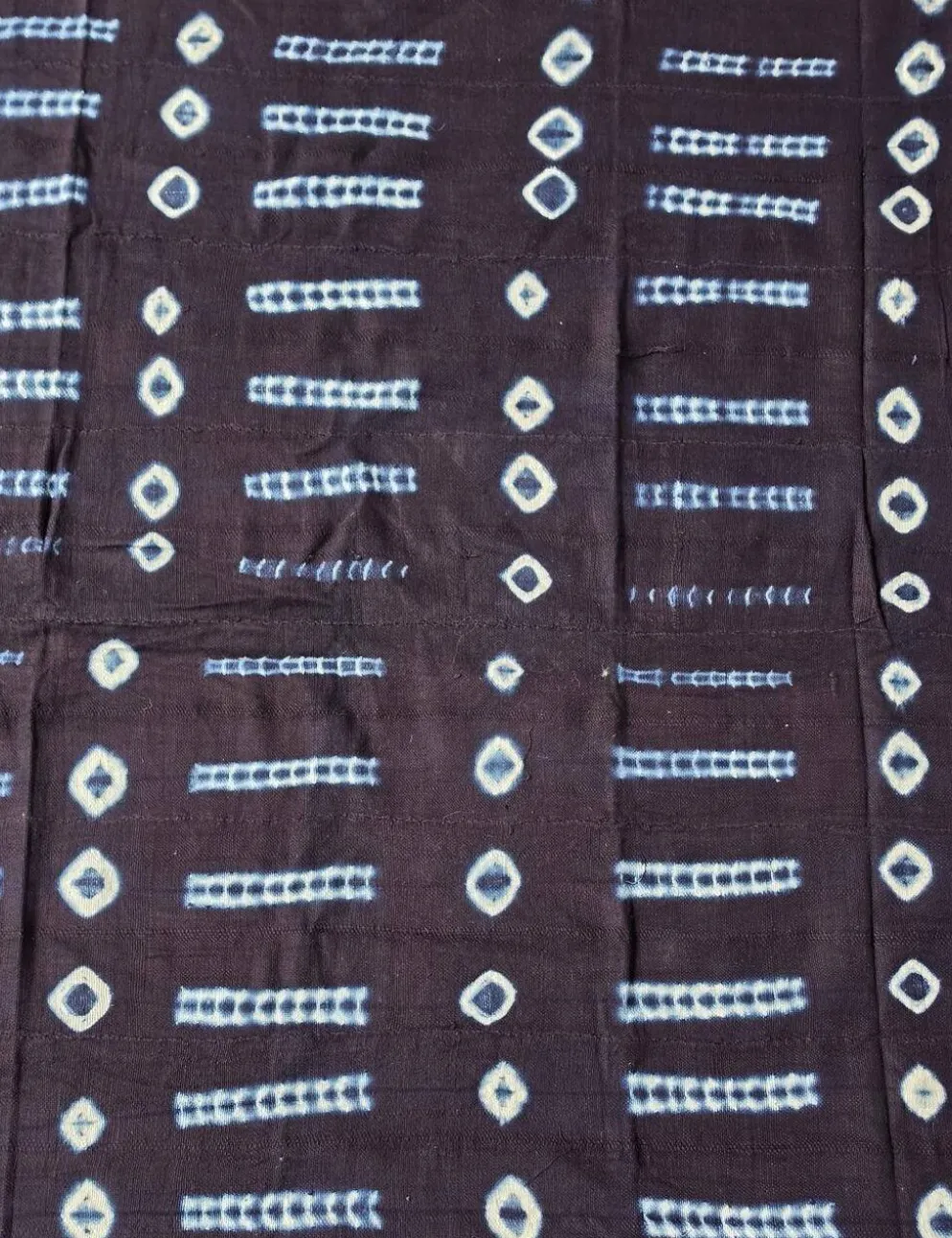 Tissu africain Bogolan fait main - 152 x 115 cm