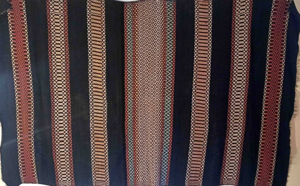 Tissu berbère Tenture Tapis Dessus de lit Années 50
