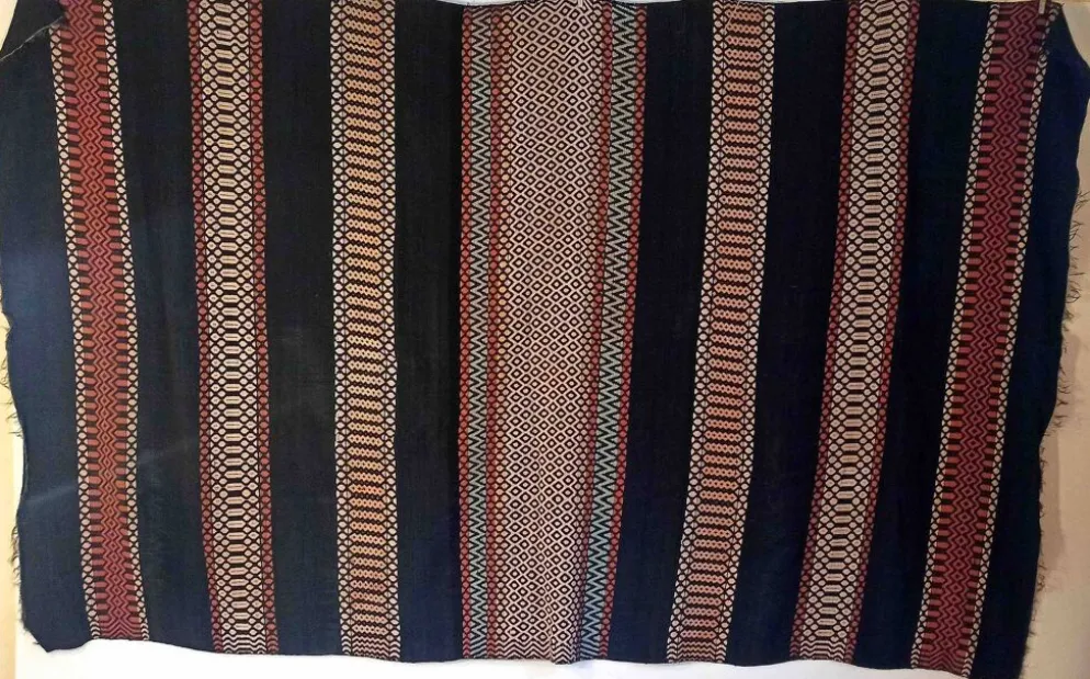Tissu berbère Tenture Tapis Dessus de lit Années 50