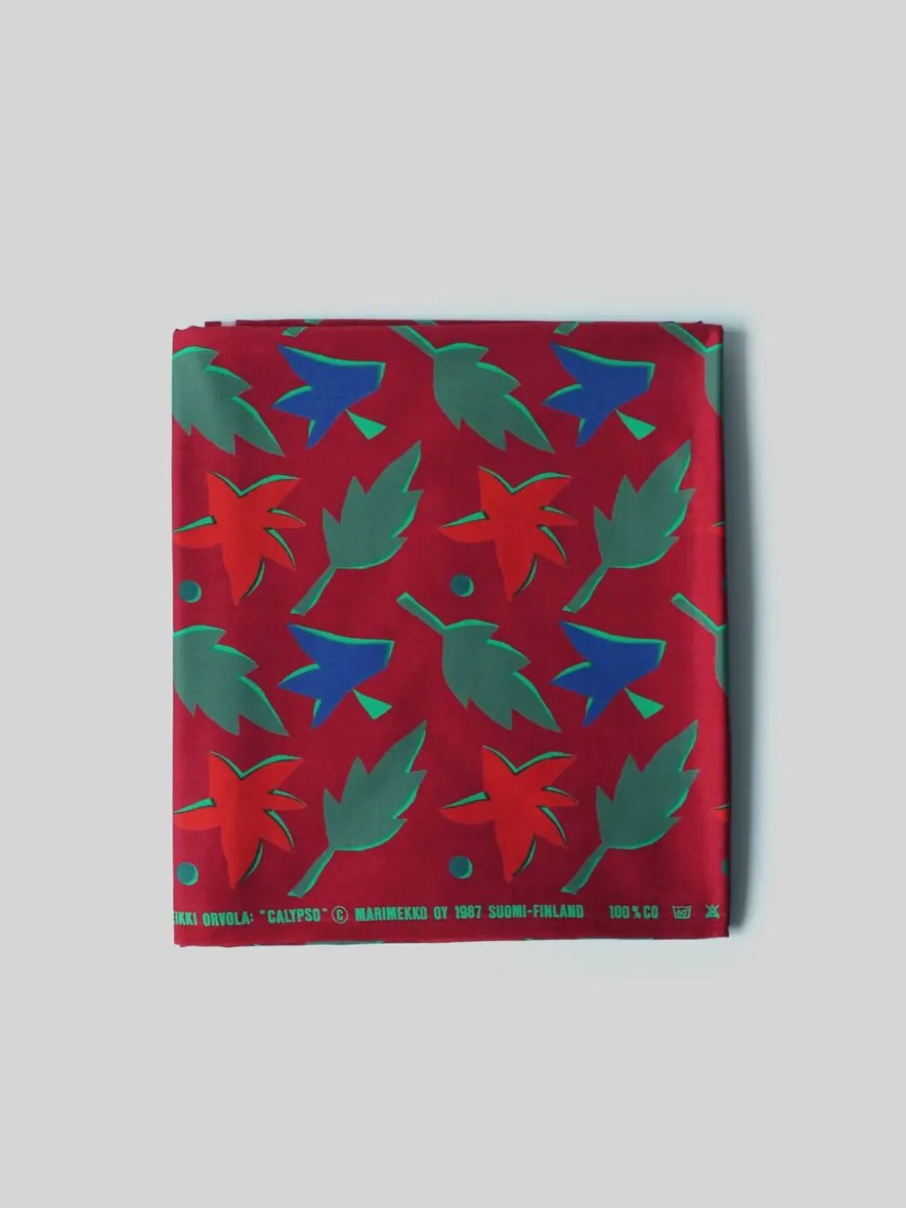 Tissu en coton Heikki Orvola "Calypso" 1,47x1,90m, pour Marimekko, 1987