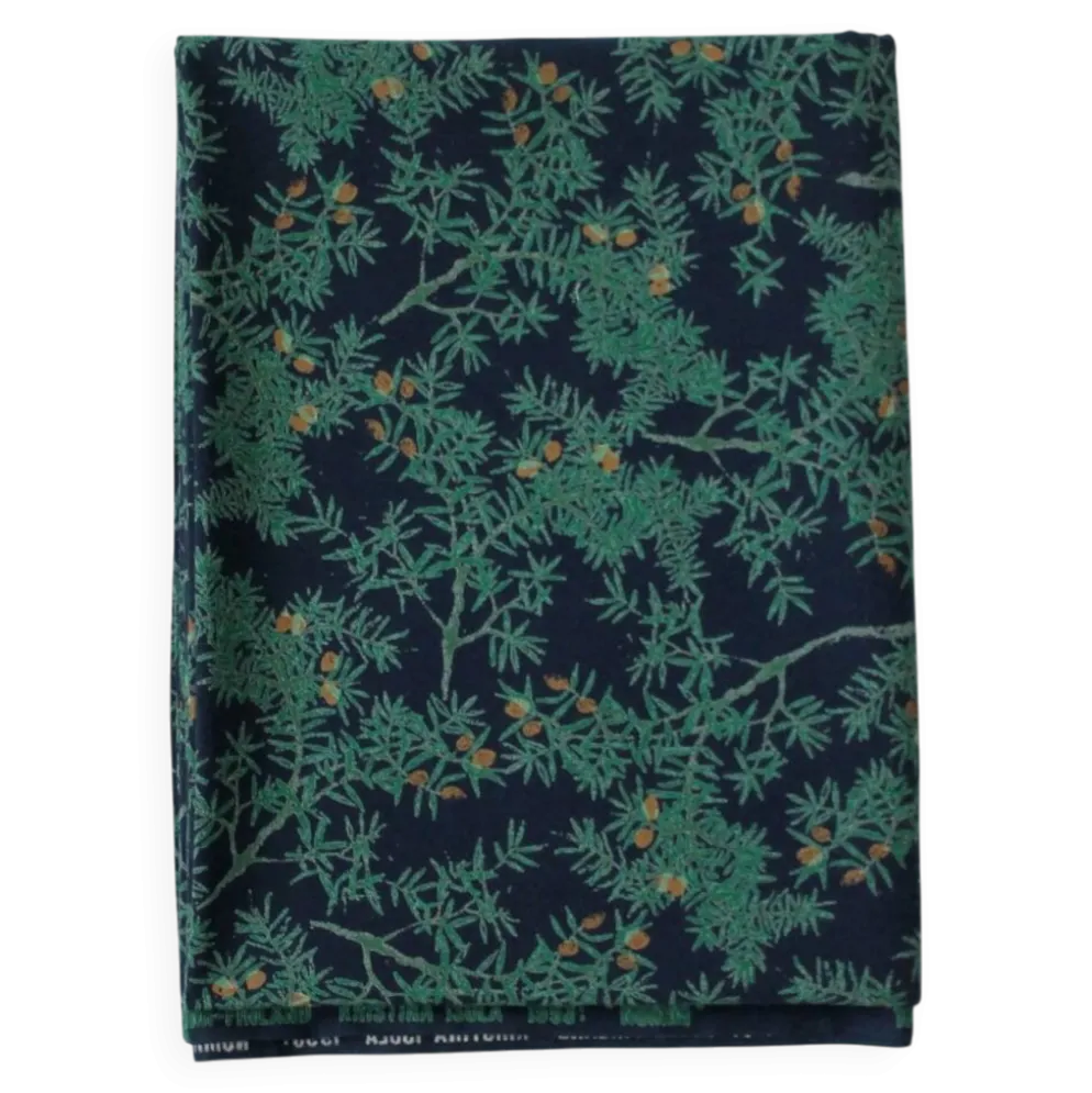 Tissu en coton vintage finlandais « Nummi » de Kristina Isola, 1,40 m x 2,12 m