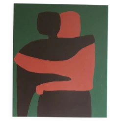 Toile couple minimaliste