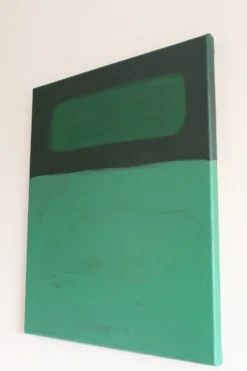 Toile minimaliste verte