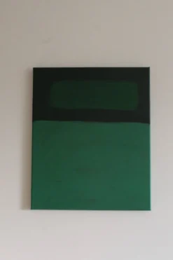 Toile minimaliste verte