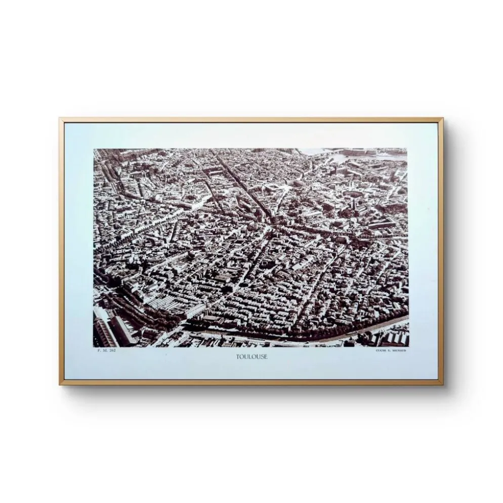 Toulouse, Haute-Garonne, planche photo imprimée en 1942.