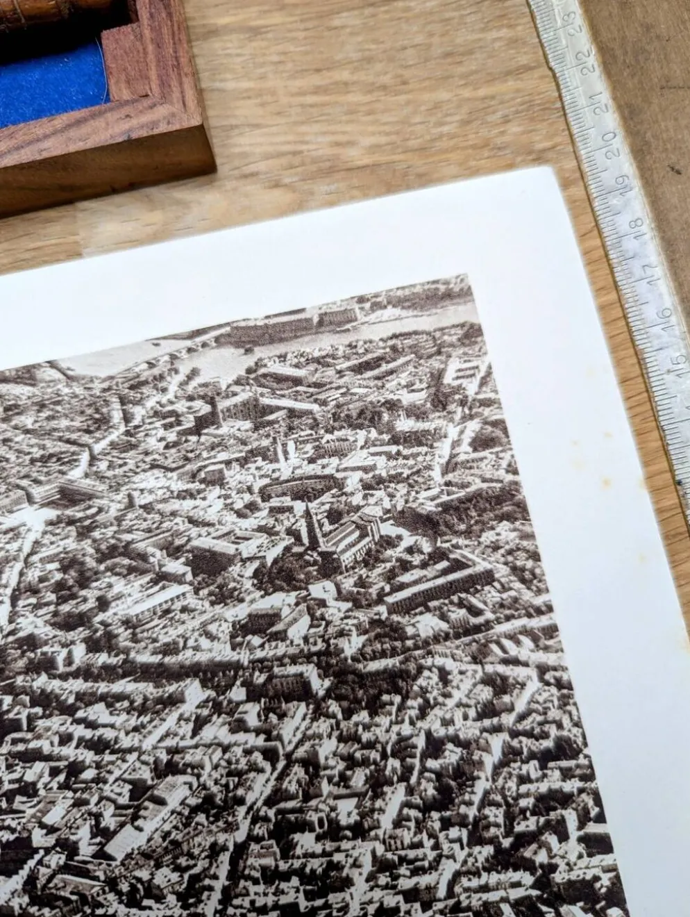 Toulouse, Haute-Garonne, planche photo imprimée en 1942.