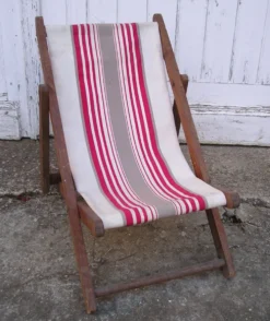 Transat ancien chaise longue pour enfant