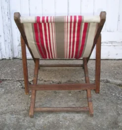 Transat ancien chaise longue pour enfant