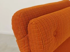Transat d'intérieur , chaise longue Lama 70's orange