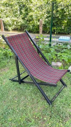 TRANSAT pliant TOILE Vintage
