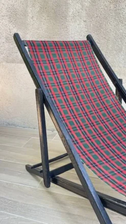 TRANSAT pliant TOILE Vintage
