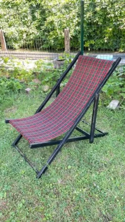 TRANSAT pliant TOILE Vintage