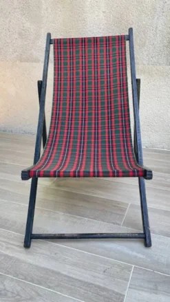 TRANSAT pliant TOILE Vintage