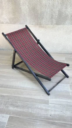 TRANSAT pliant TOILE Vintage