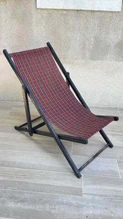 TRANSAT pliant TOILE Vintage