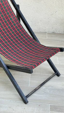 TRANSAT pliant TOILE Vintage