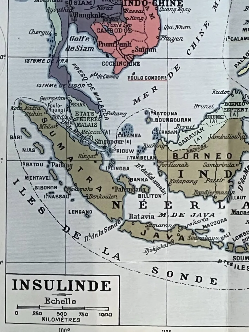Tres grande carte mondiale 104x74cm