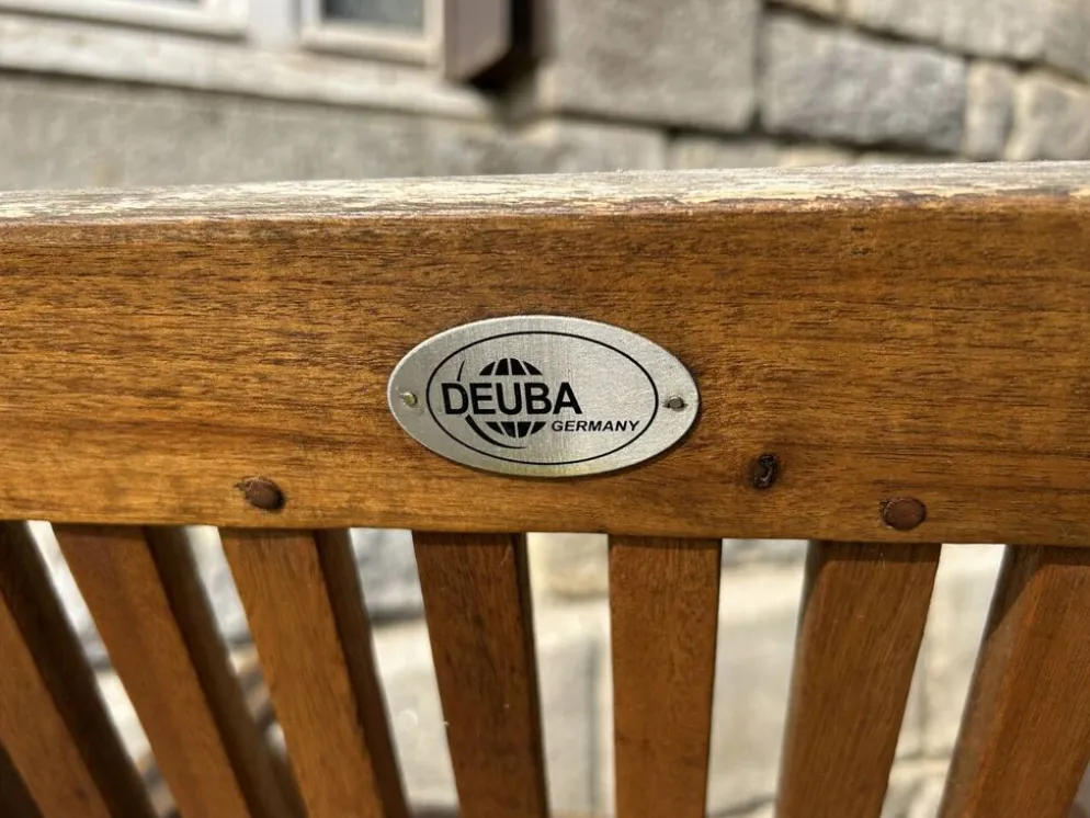 Trio de Fauteuils Pliants en Bois d'Acacia – Mobilier de Jardin Signé Deuba