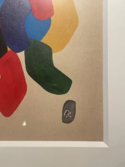 Triptyque peinture abstraite - Auguste Perrin - 1972
