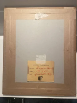 Triptyque peinture abstraite - Auguste Perrin - 1972