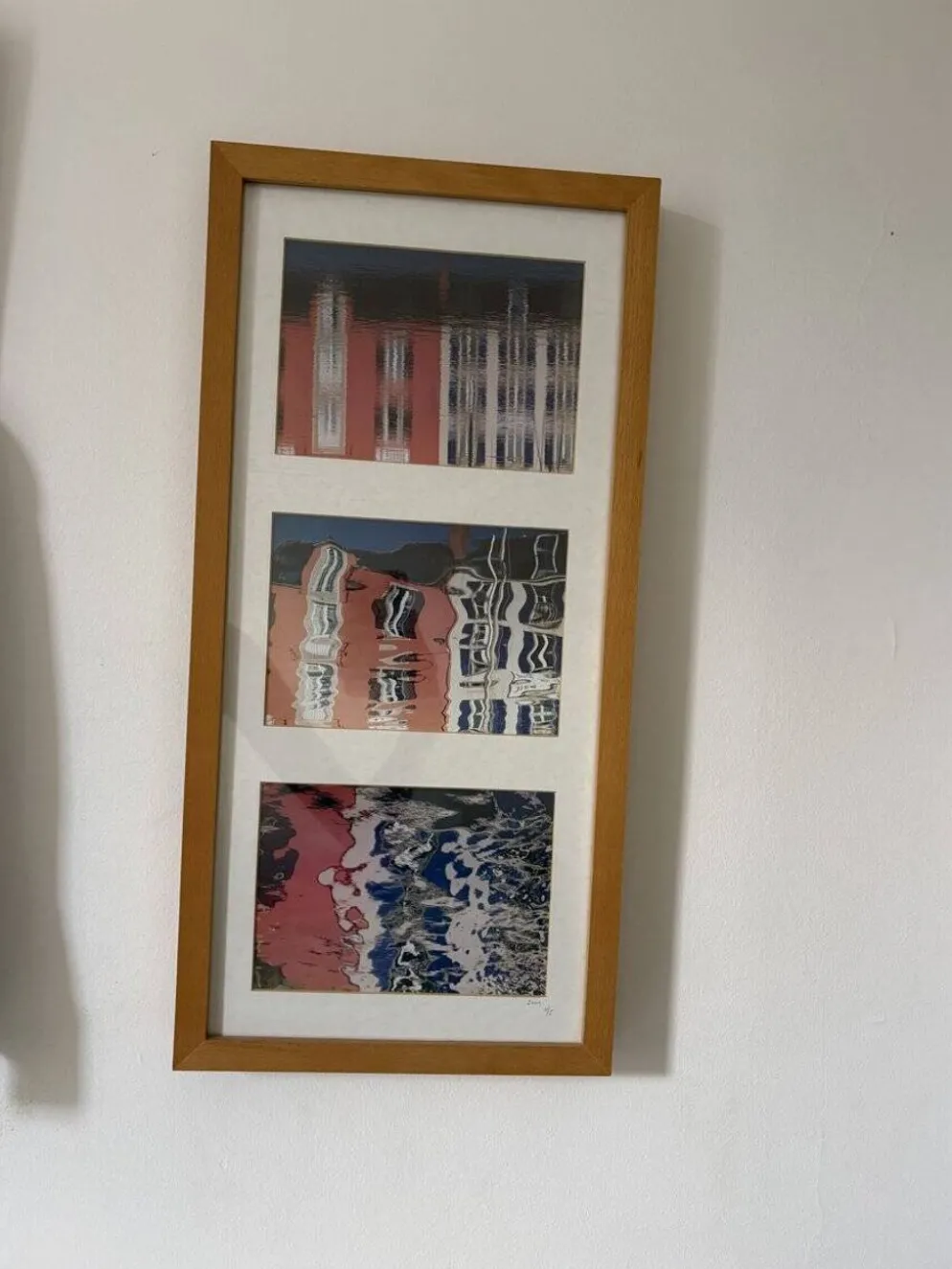 Triptyque photo contemporain - Anne Lafont, "Cafés du Port, Île de Groix"