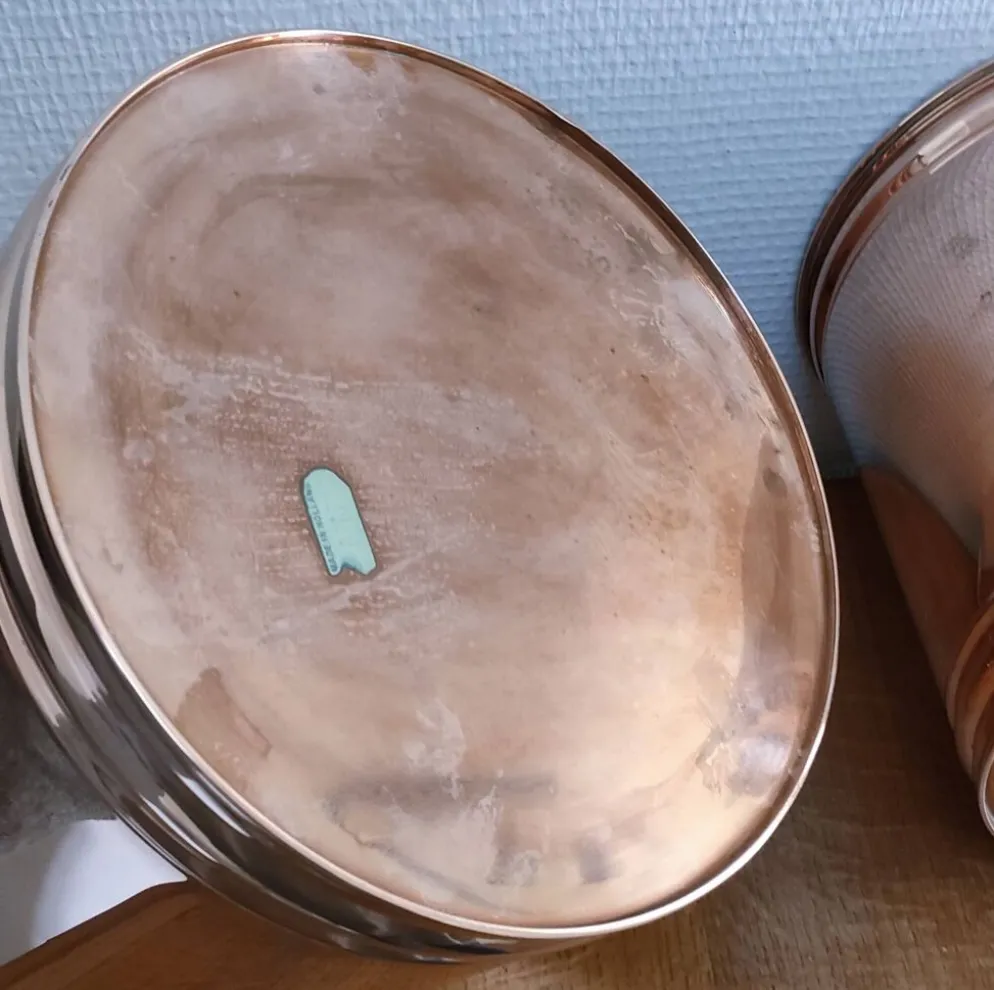 trois cache-pot cylindre design scandinave années 80