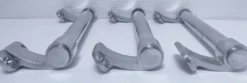 trois longues poignées boutique aluminium milieu xxème
