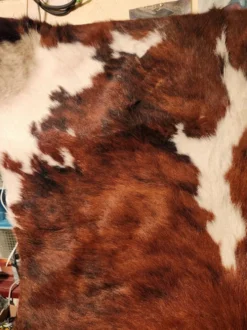 Très grande et très belle peau de vache véritable