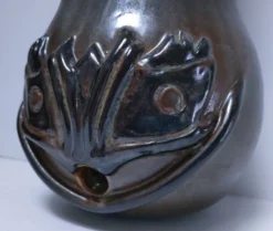 tête céramique émaillée murale pièce unique