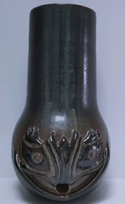 tête céramique émaillée murale pièce unique