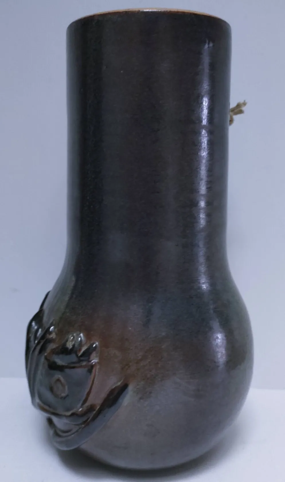 tête céramique émaillée murale pièce unique