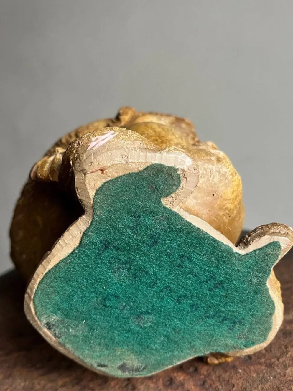 Tête de jeune fille en grès, sculpture | Pays-Bas | Années 1970