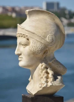 Tête de l'Athéna de Poitiers, vers 1960