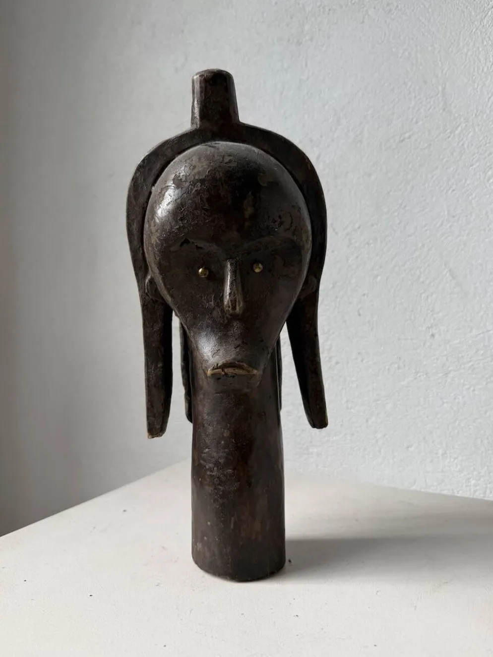 Tête de reliquaire africaine Fang