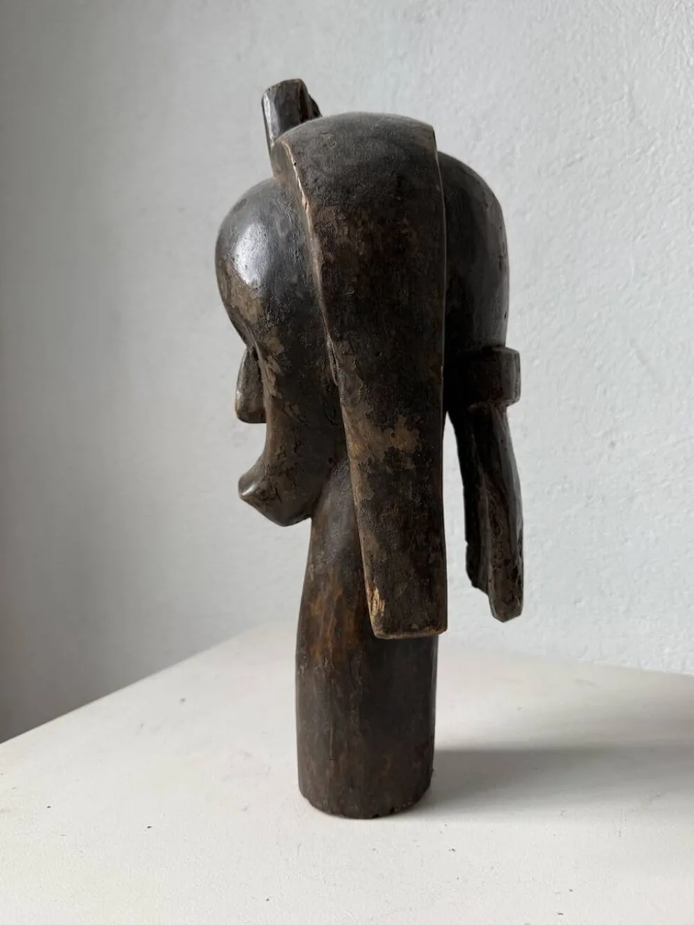 Tête de reliquaire africaine Fang