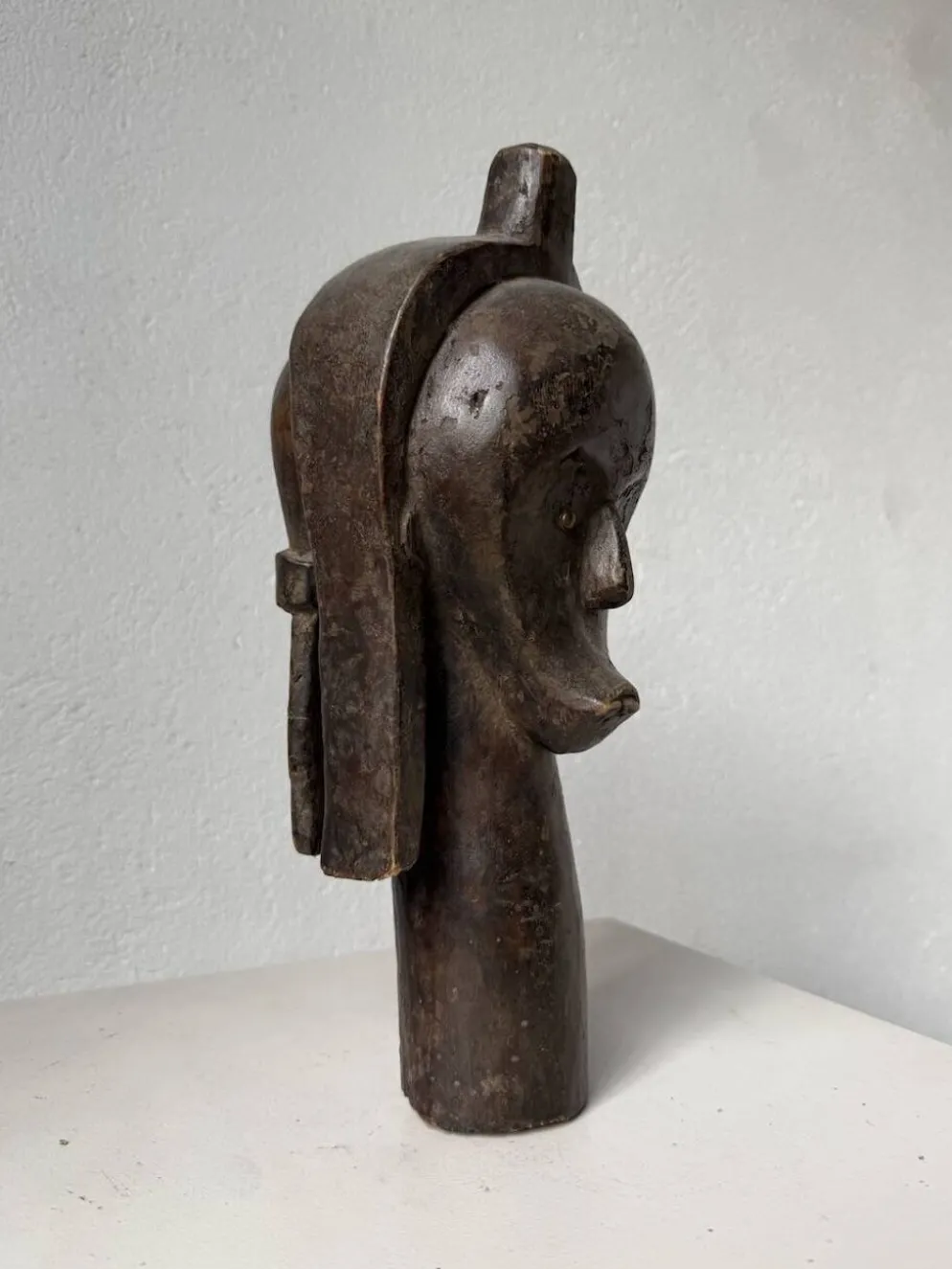 Tête de reliquaire africaine Fang