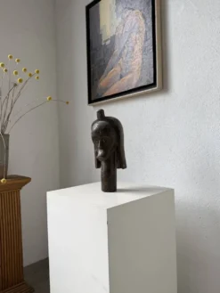 Tête de reliquaire africaine Fang