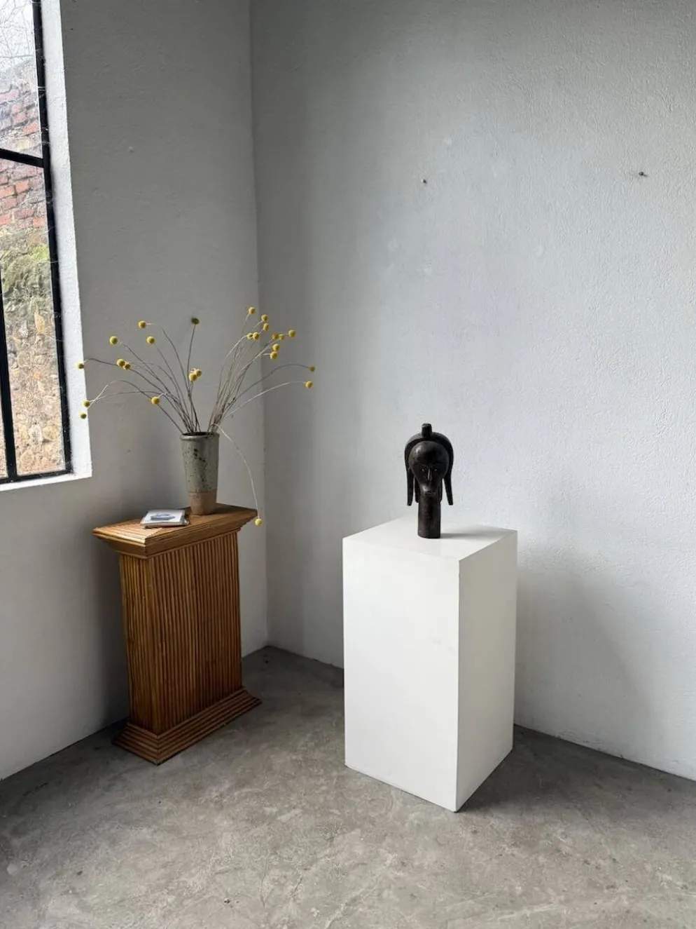 Tête de reliquaire africaine Fang