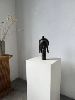 Tête de reliquaire africaine Fang