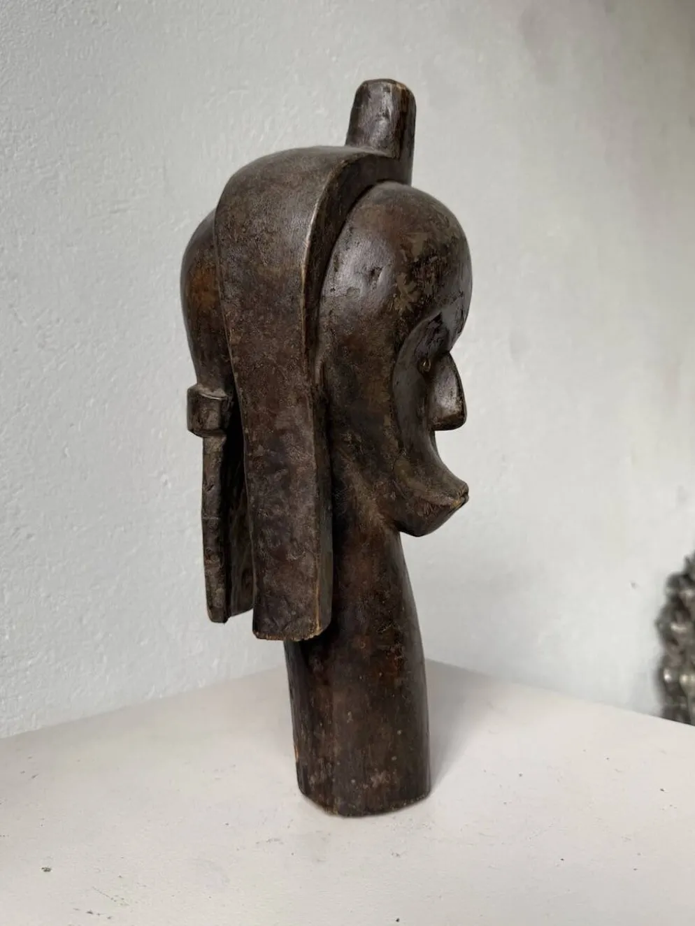 Tête de reliquaire africaine Fang