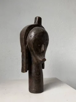 Tête de reliquaire africaine Fang